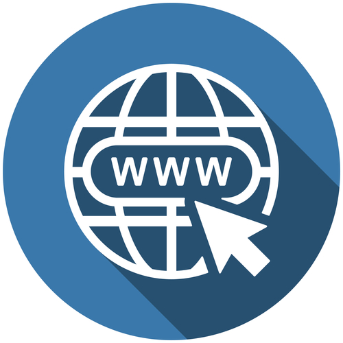 Website Icon Vector flat design style