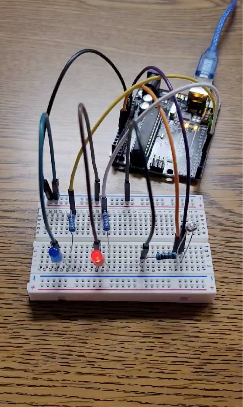 Picture of Arduino microcontroller. Photo credit Kayce Williams.