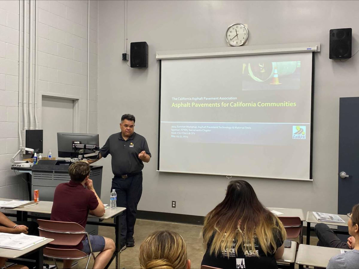CalAPA"s Brandon Milar teaches at CSU Chico