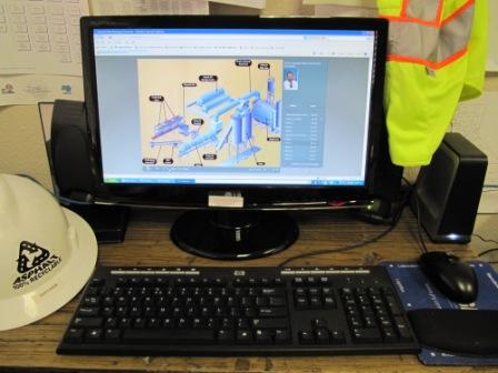 On-line training picture