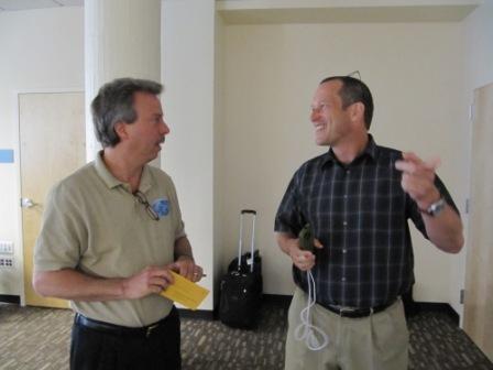 Howard Marks with NAPA (left) and John Harvey with UC Davis.