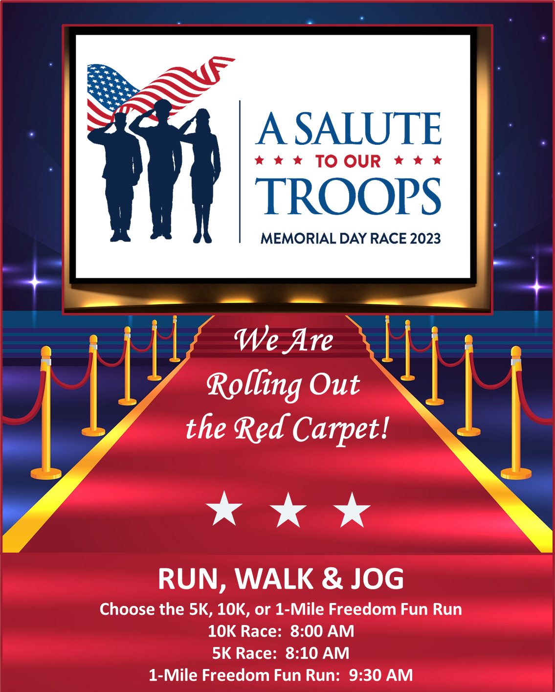 Rolling Out the Red Carpet for Memorial Day Race