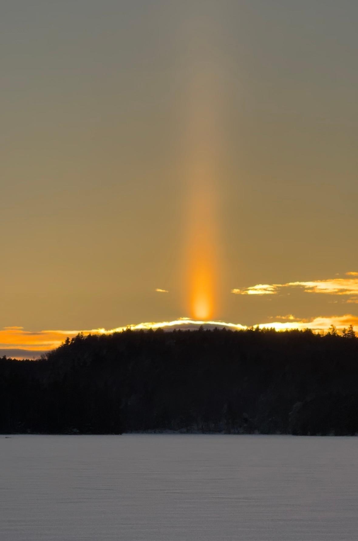 Christmas Eve sunset 2025