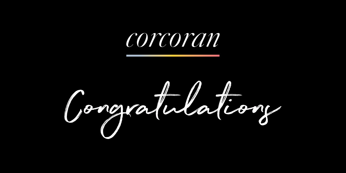 Congratulations Network Congratulations on your Corcoran Affiliate Network Award!