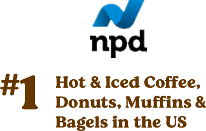 NPD #1 Hot & Iced Coffee, Donuts, Muffins & Bagels in the US