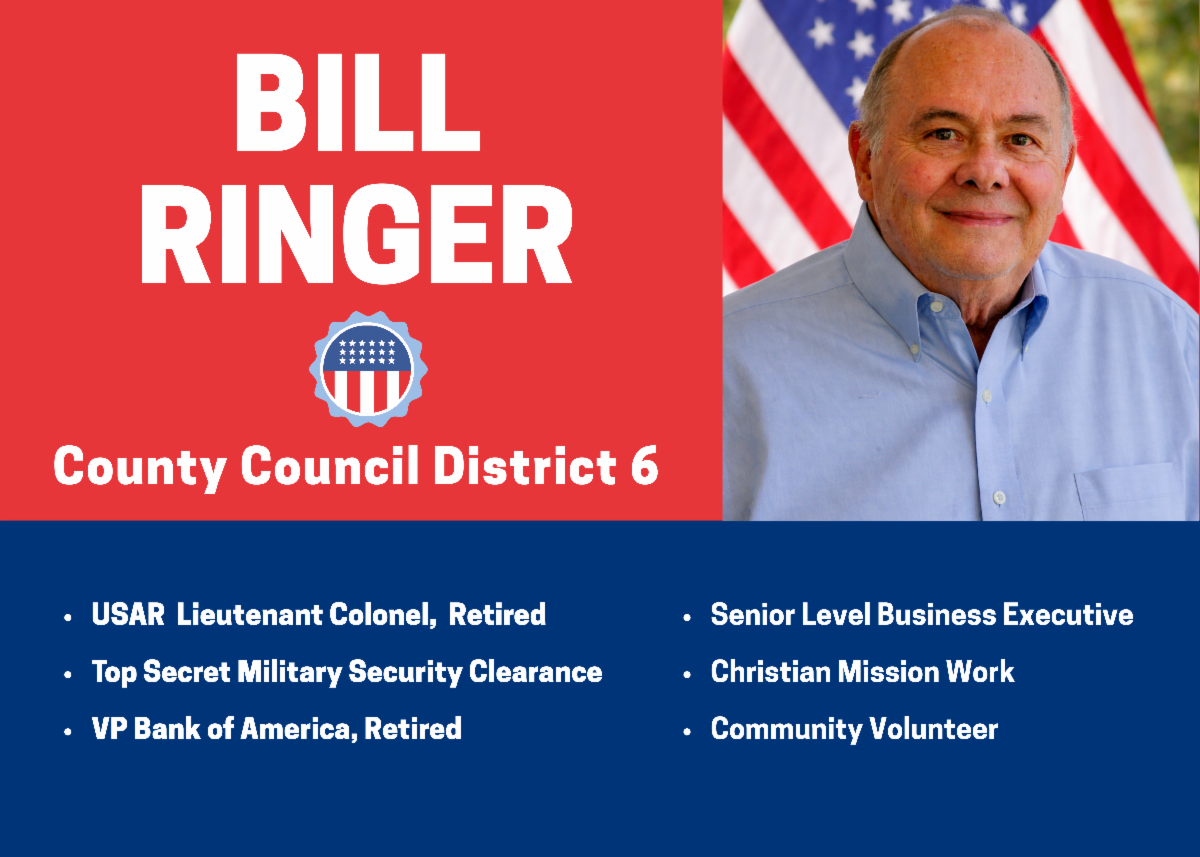 Why Vote for Bill Ringer?