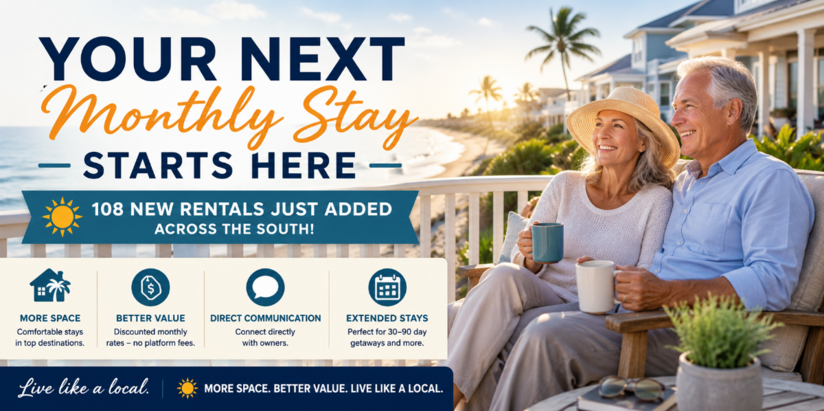 Featured monthly rentals