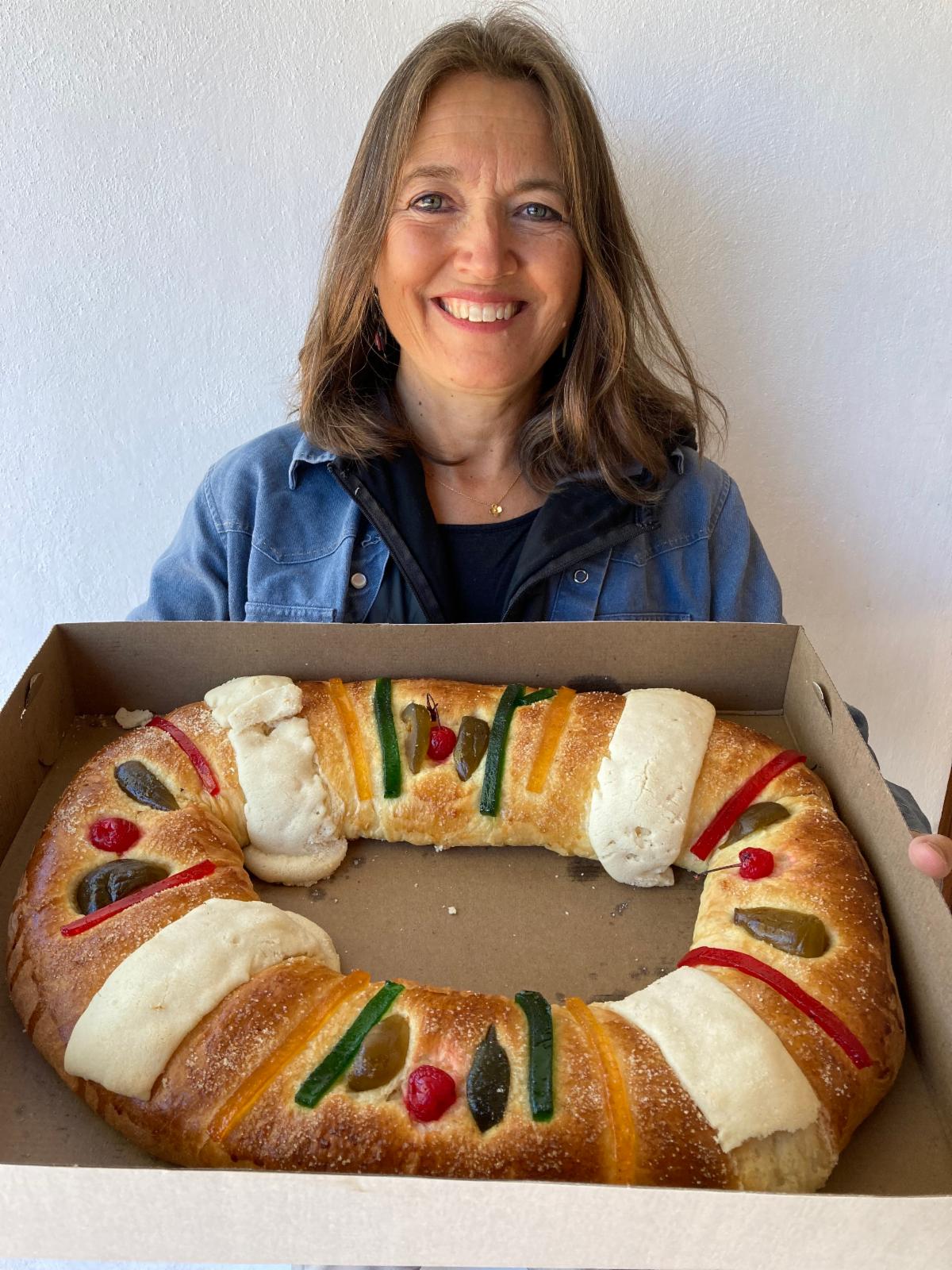 Rachel avec galette mexicaine
