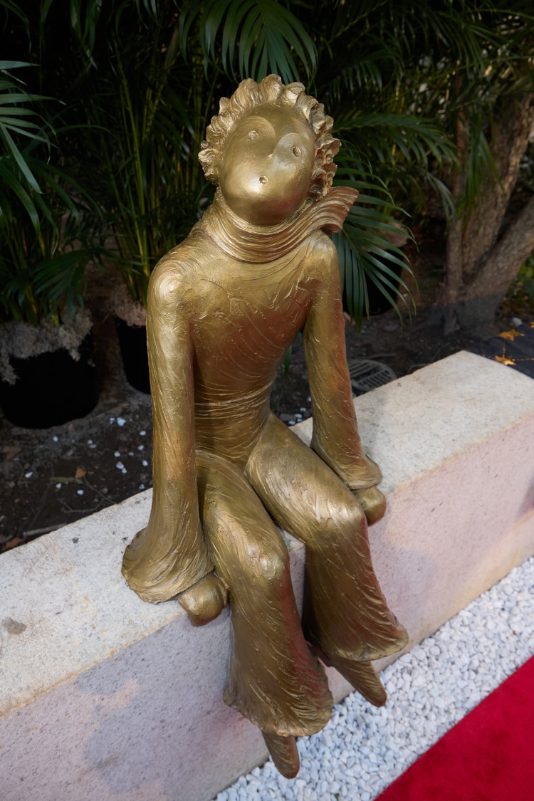 Bronze statue of Le Petit Prince on 5th Avenue, New York