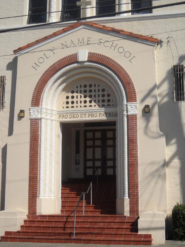 front of school