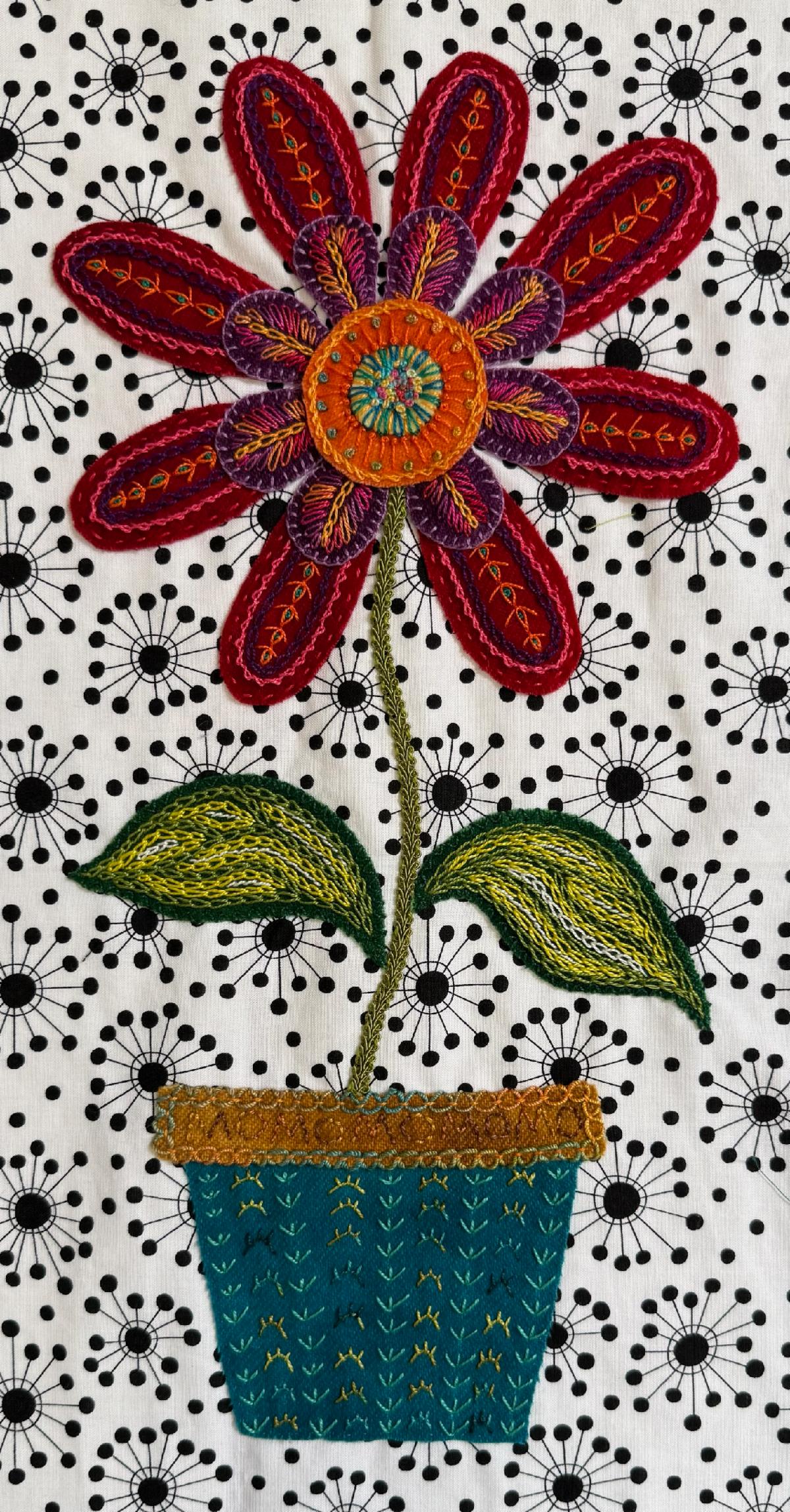Flower embroidery 22