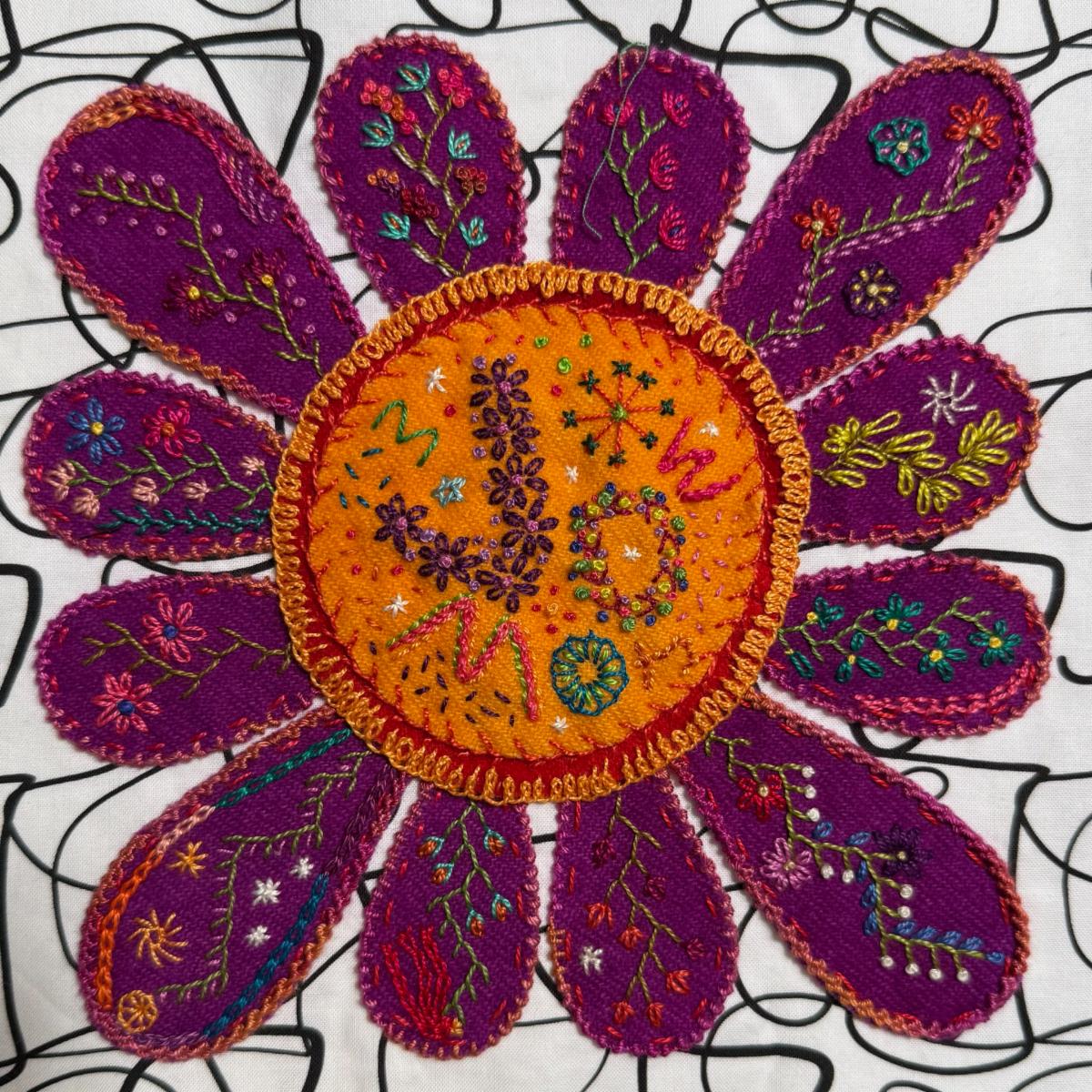 Flower embroidery 20