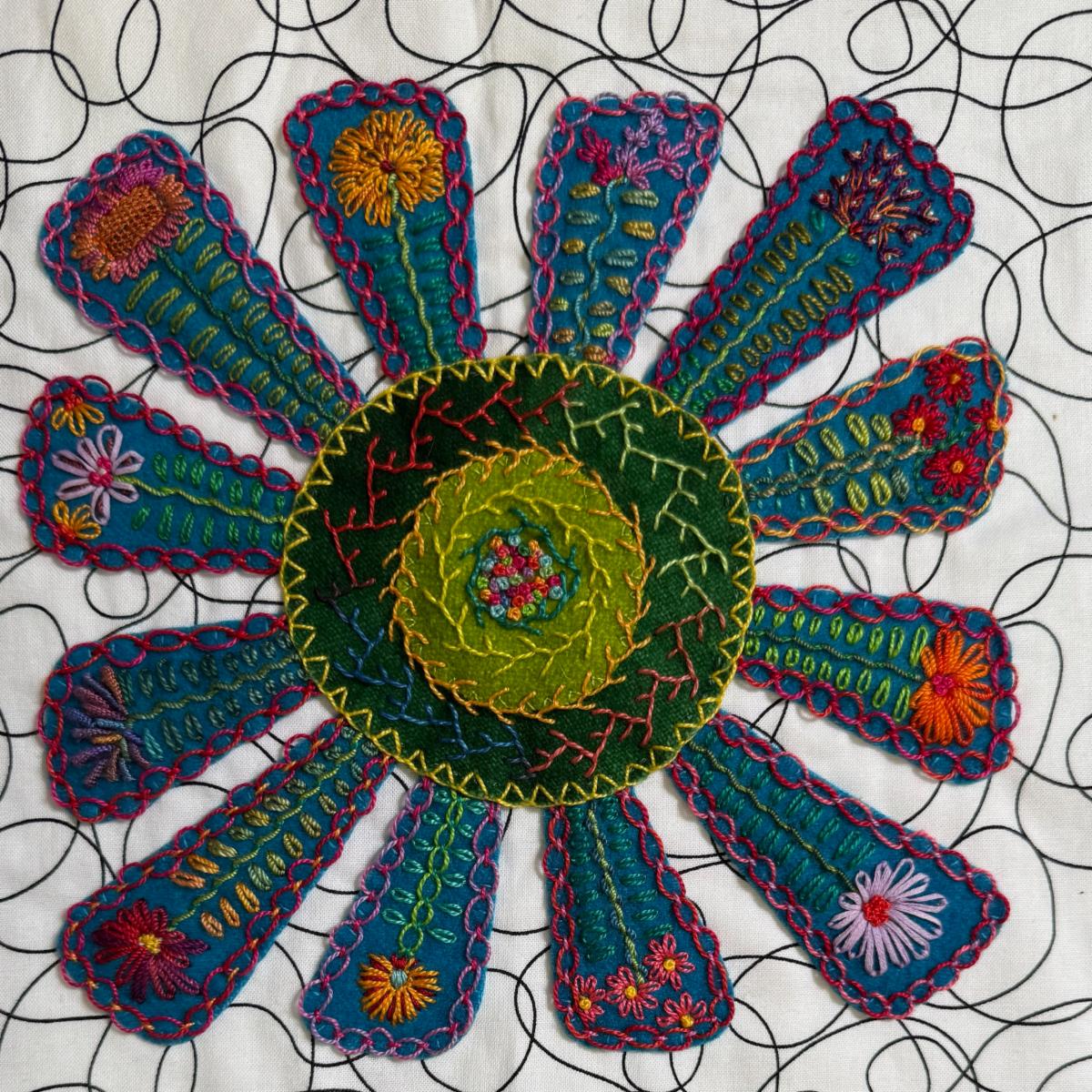 Flower embroidery 27