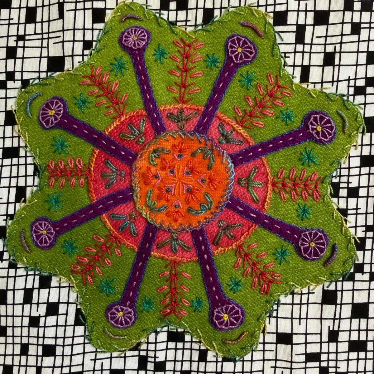Flower embroidery 21
