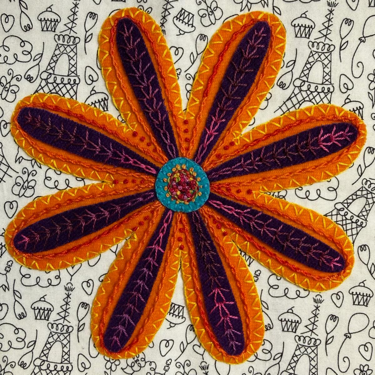 Flower embroidery 25