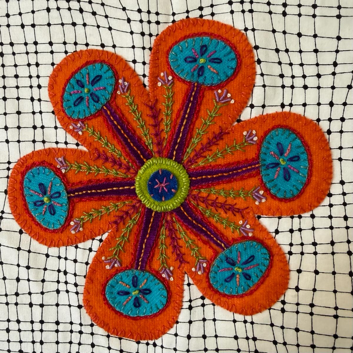 Flower embroidery 24