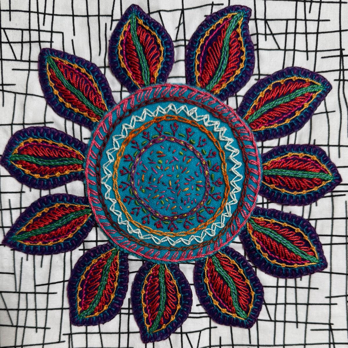 Flower embroidery 23