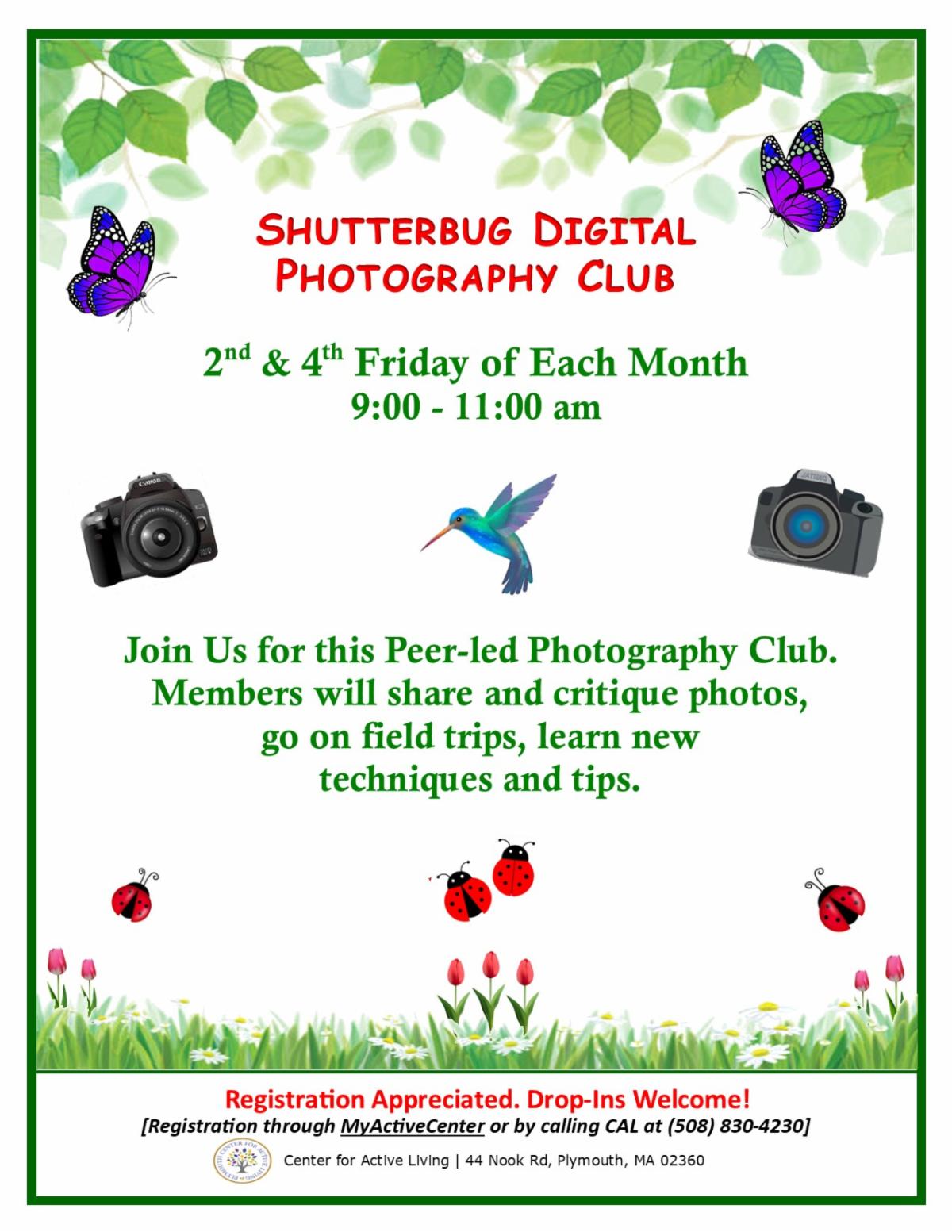 Center for Active Living Events for The Week of January 22, 2024