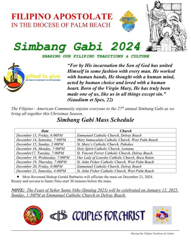 Simbang Gabi 2024 Simbang Gabi 2024