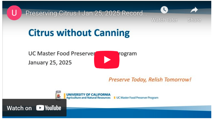 screenshot citrus without canning video