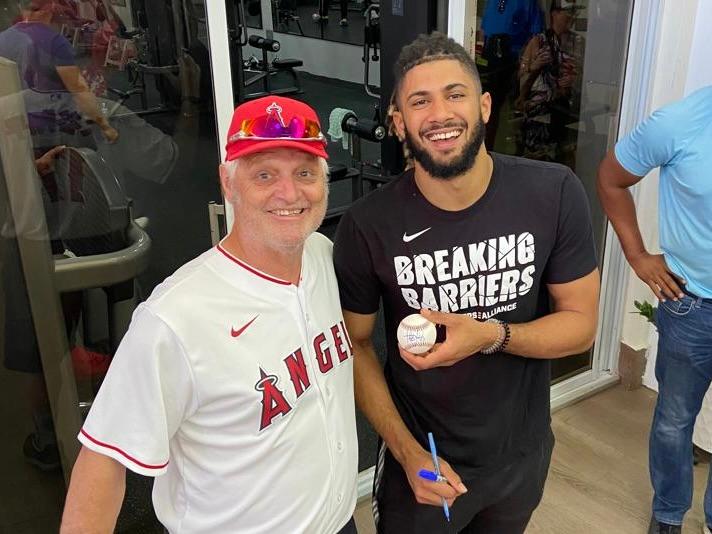 Bruce Stambaugh with Fernando Tatis