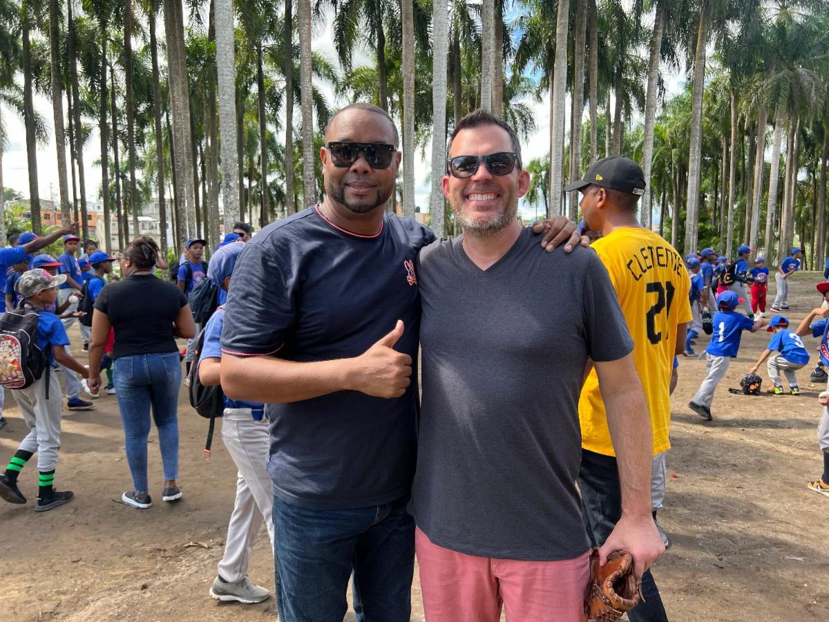 Doug Miller with Francisco Cordero