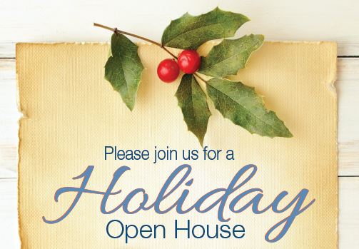 Holiday Open House header