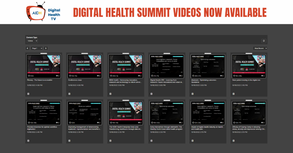 Digital Health Summit on Digital Health TV