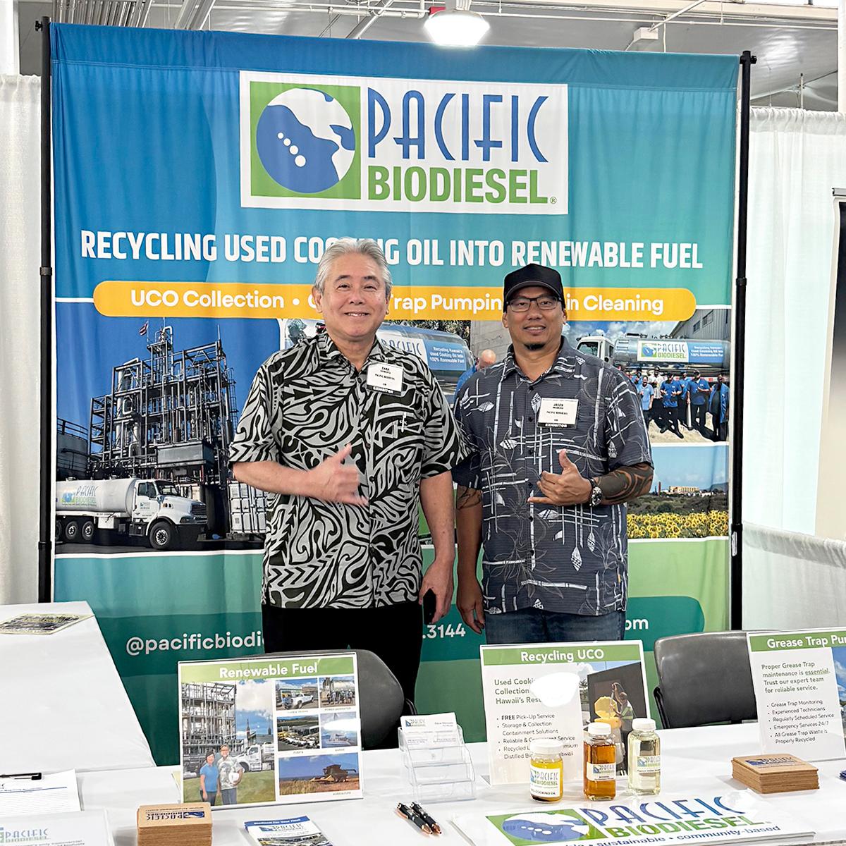 Dana Shinsato and Jason Imampoura at 2026 HBFPM Ex