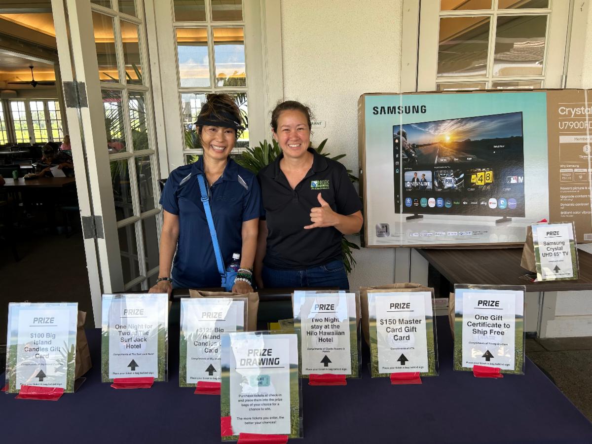 Jenna at HTA golf Tournament