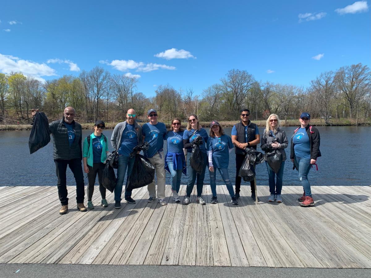 Earth Day Volunteers along the Charles River