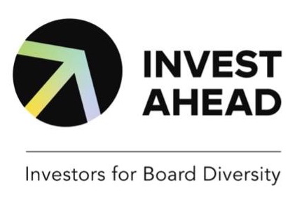 Logo for Invest Ahead. Investors for Board Diversity.