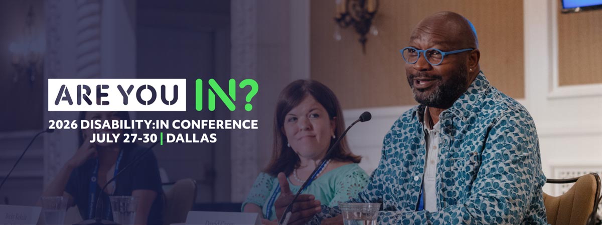 Disability:IN Conference panel discussion.