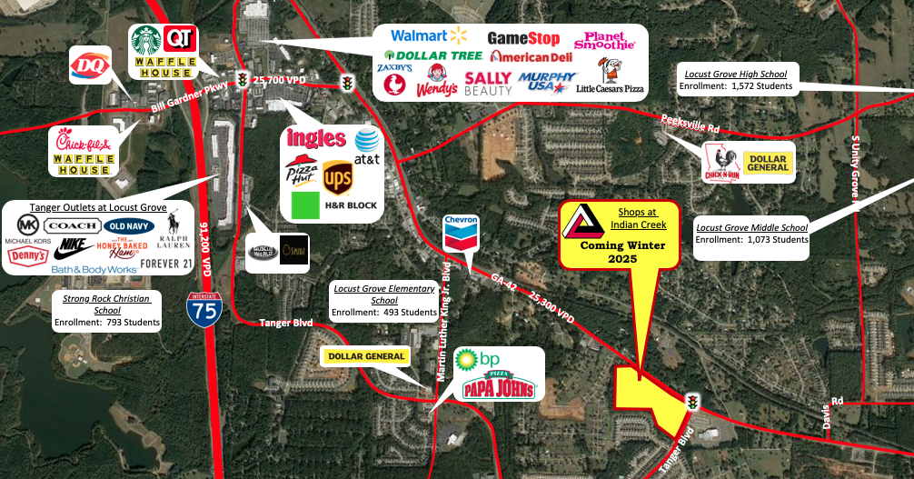 New Grocery Anchored Center Coming Soon to Locust Grove!