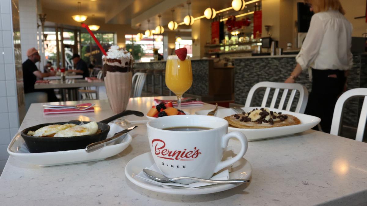 Inside Bernie's Diner at the Northern Hotel