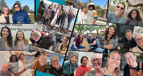 A collage of images of IP3 team members and staff throughout 2023.