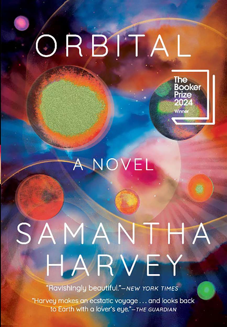 book cover for orbital by Samantha Harvey
