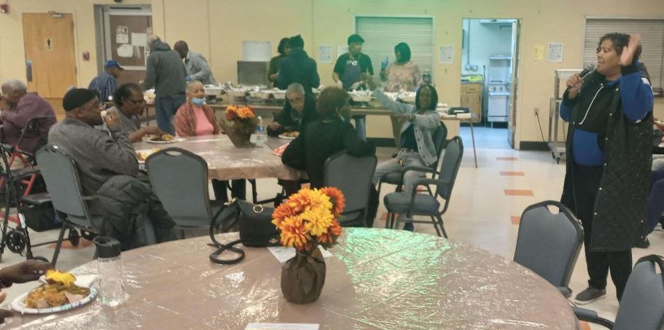 Richmond Towers Thanksgiving Dinner with Guest Assemblywoman Linda Carter