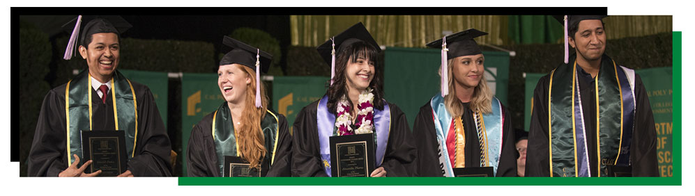 students at graduation