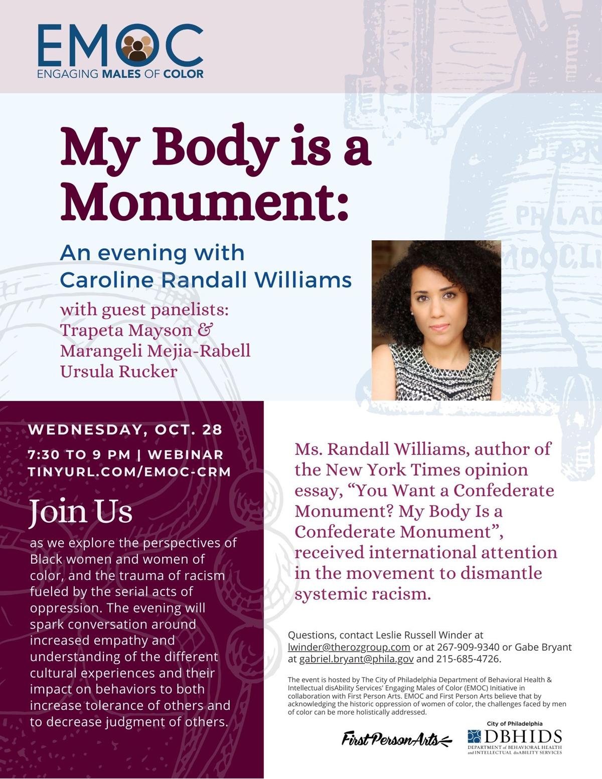 sign up About Caroline Randall Williams