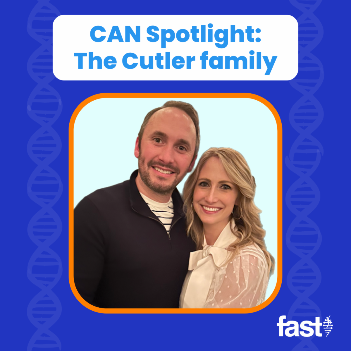 CAN Spotlight: The Cutler family, with a photo of Matt and Jennifer Cutler