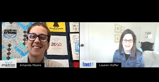 Amanda Moore from ASF and Lauren Hoffer from FAST on Zoom