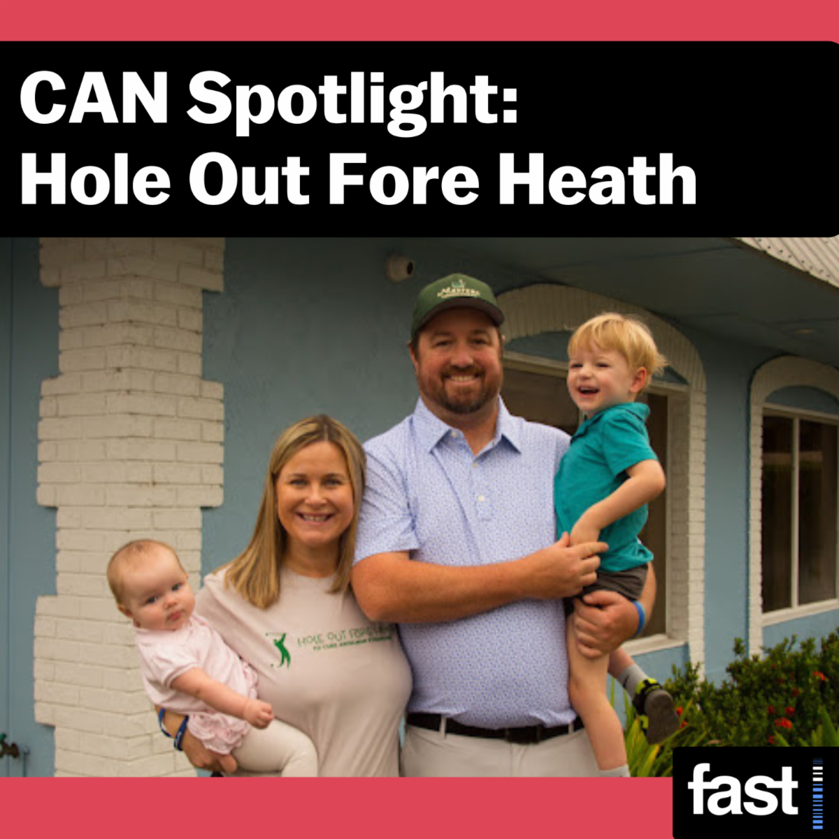 CAN Spotlight: Hole Out Fore Heath, with a photo of the Hoffman Family
