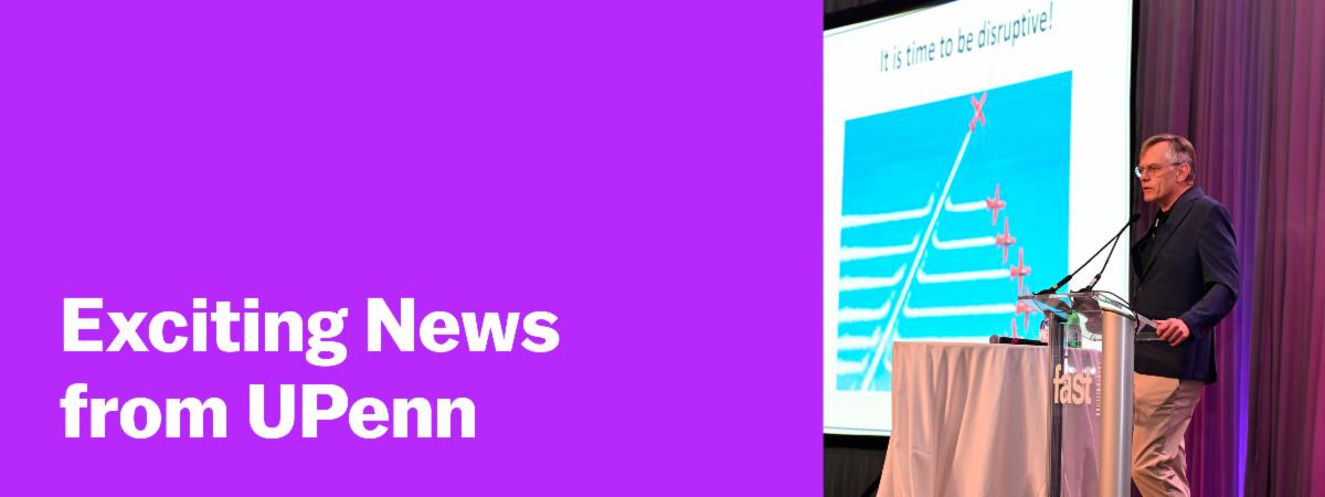 Exciting news from UPenn