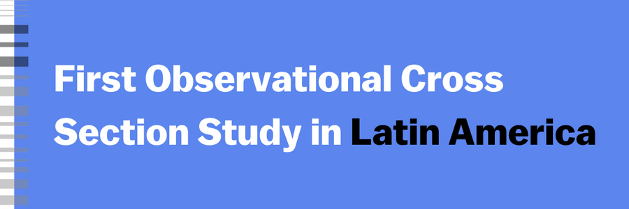 First Observational Cross Section Study in Latin America