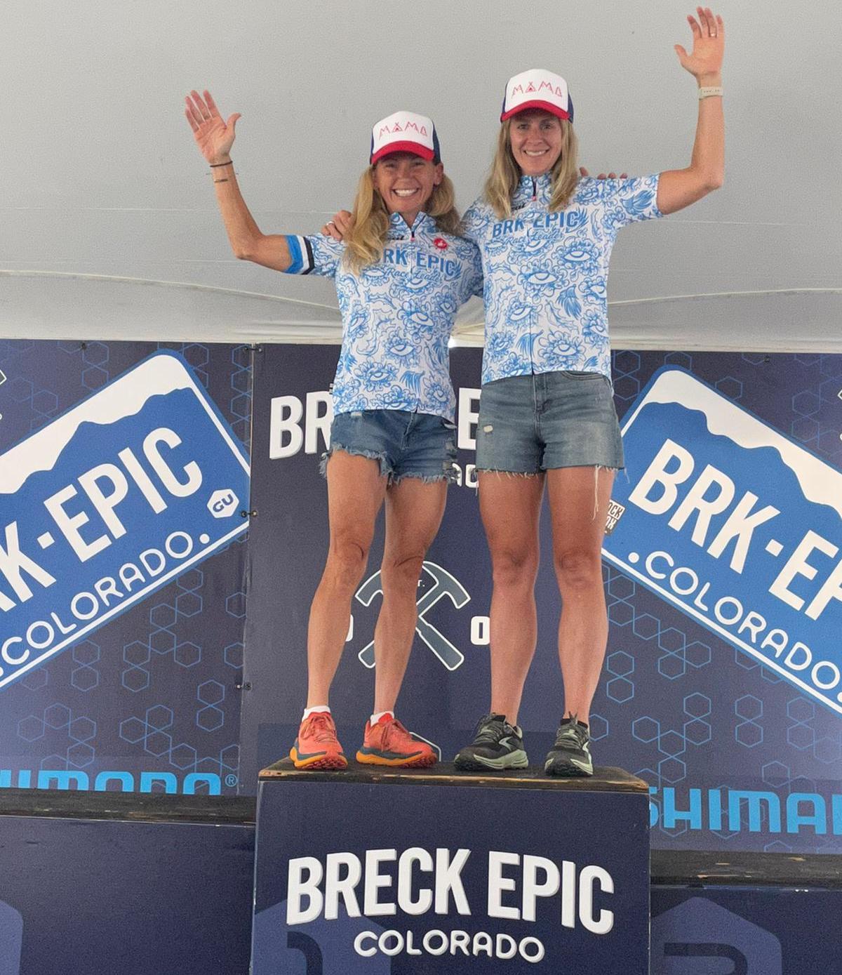 Deanna completing the Breck Epic