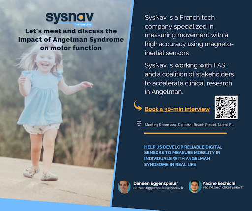 SysNav - let's meet and discuss the impact of Angelman syndrome on motor function