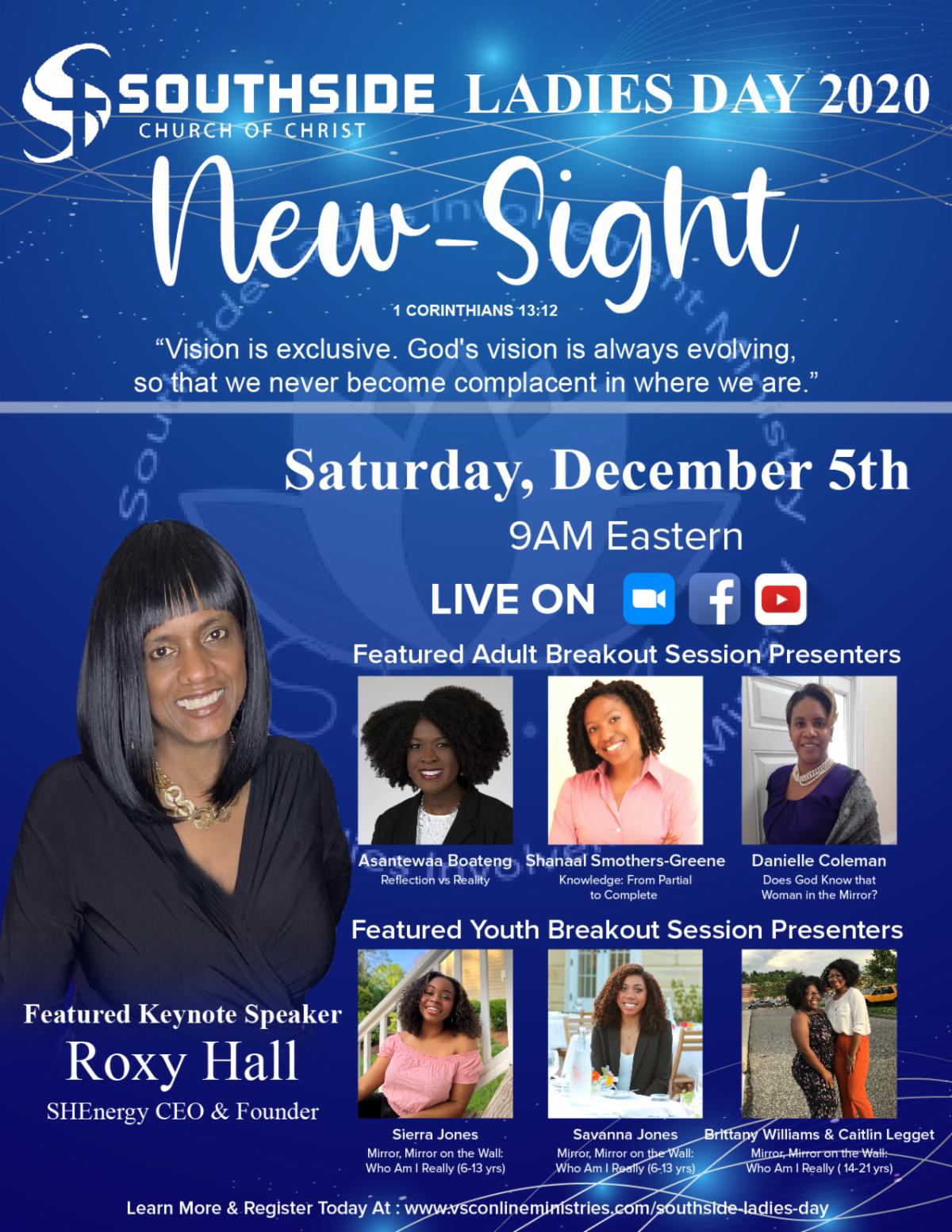 Register Now For Southside Church of Christ Durham Ladies Day Experience