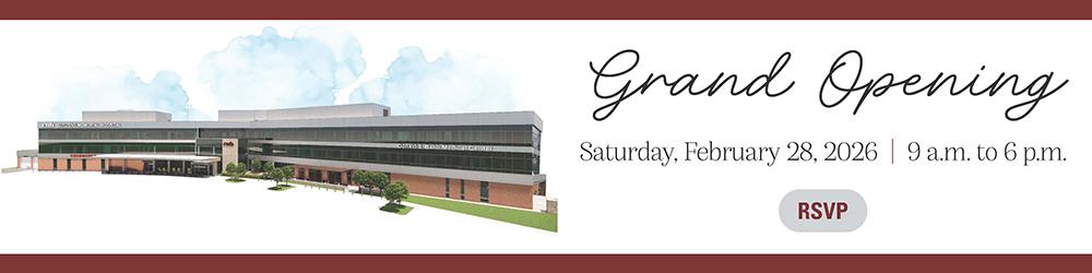 Grand Opening Saturday, Feb. 28