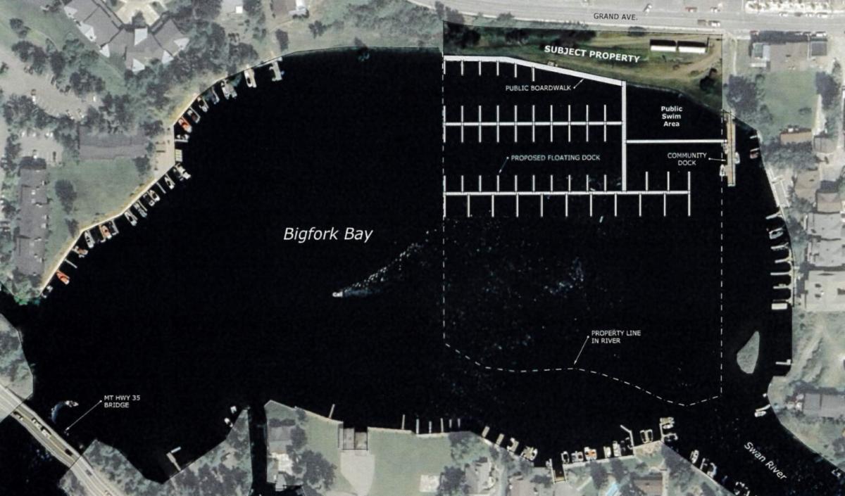 Developer Proposes 97-Slip Bigfork Bay Marina